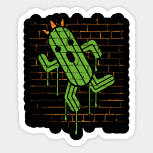 Cactuar Graffiti Sticker